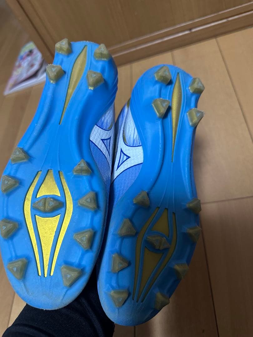 ミズノアルファ 3 ELITE　ユニティスカイブルー×ホワイト　23センチ