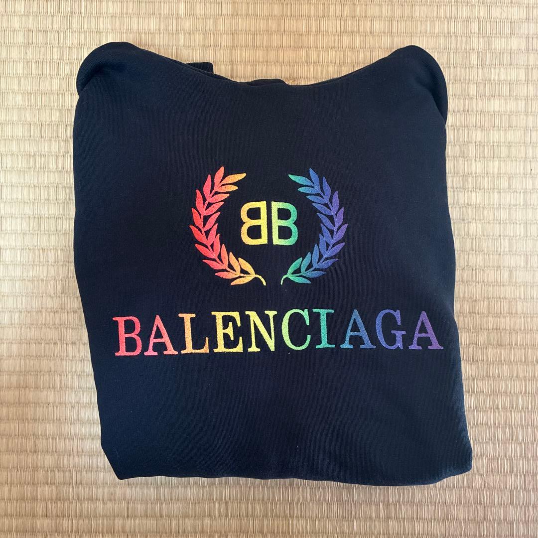 BALENCIAGA レインボー　パーカー