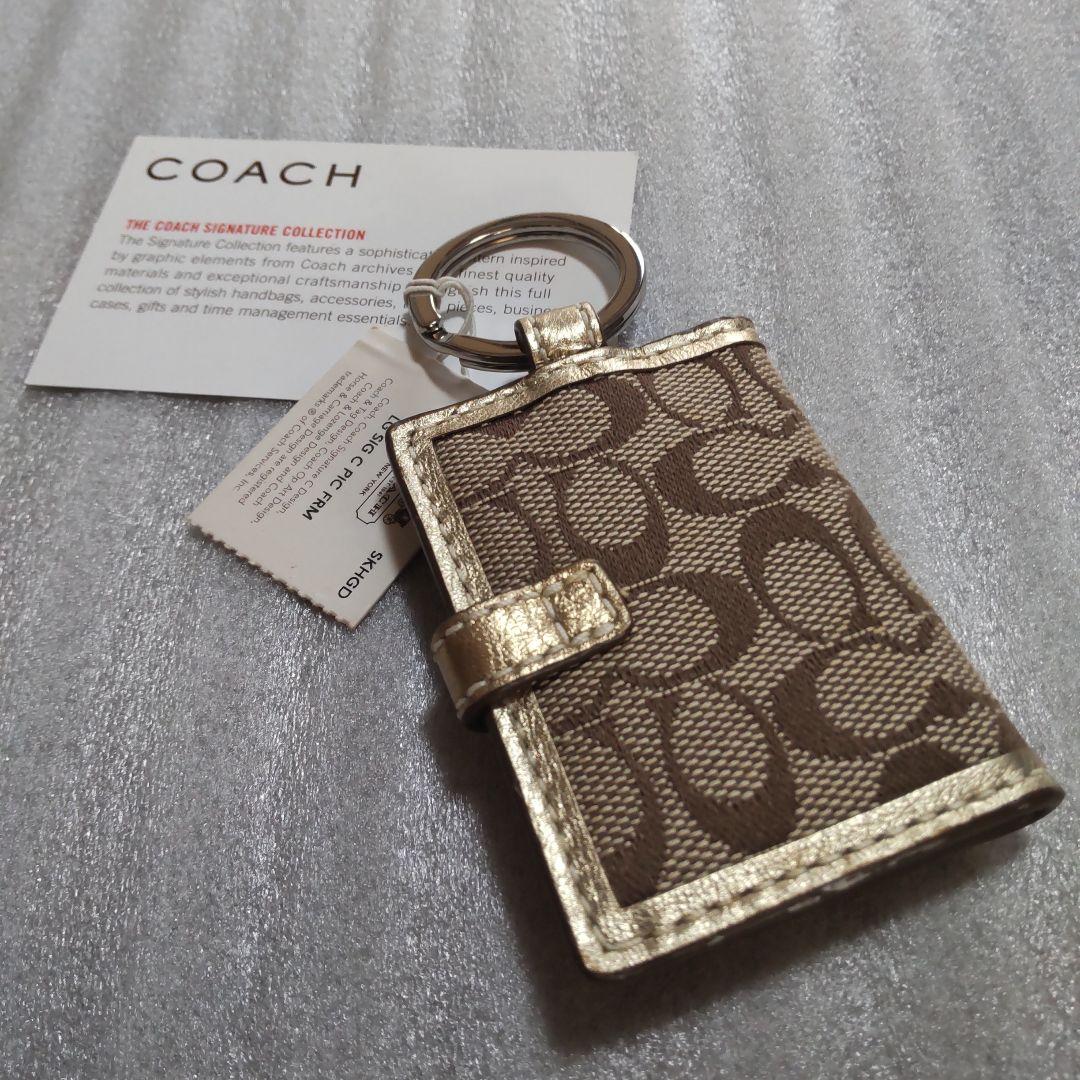 COACH☆Signature picture frame Bag Charm