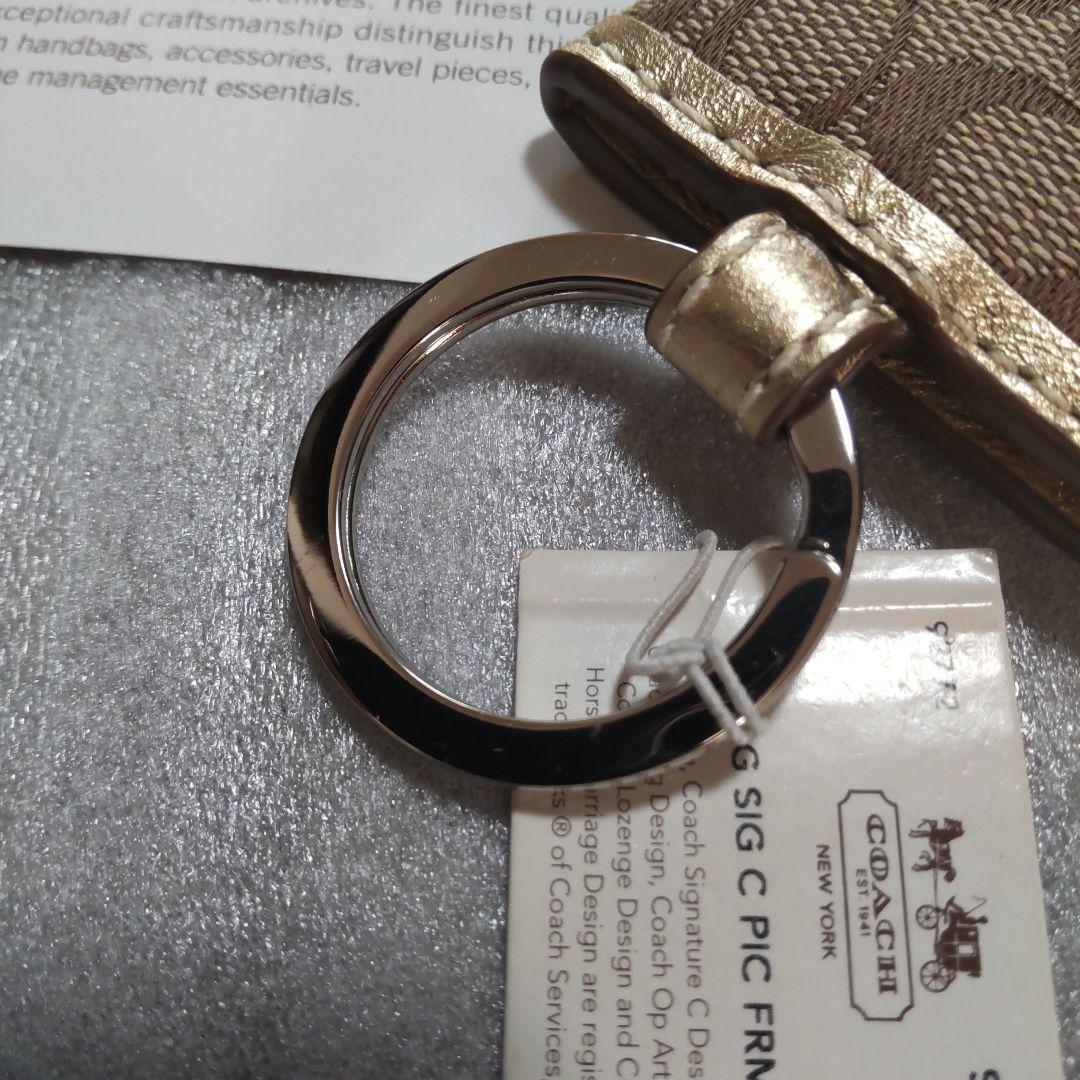 COACH☆Signature picture frame Bag Charm