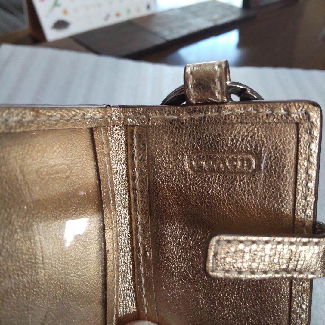 COACH☆Signature picture frame Bag Charm