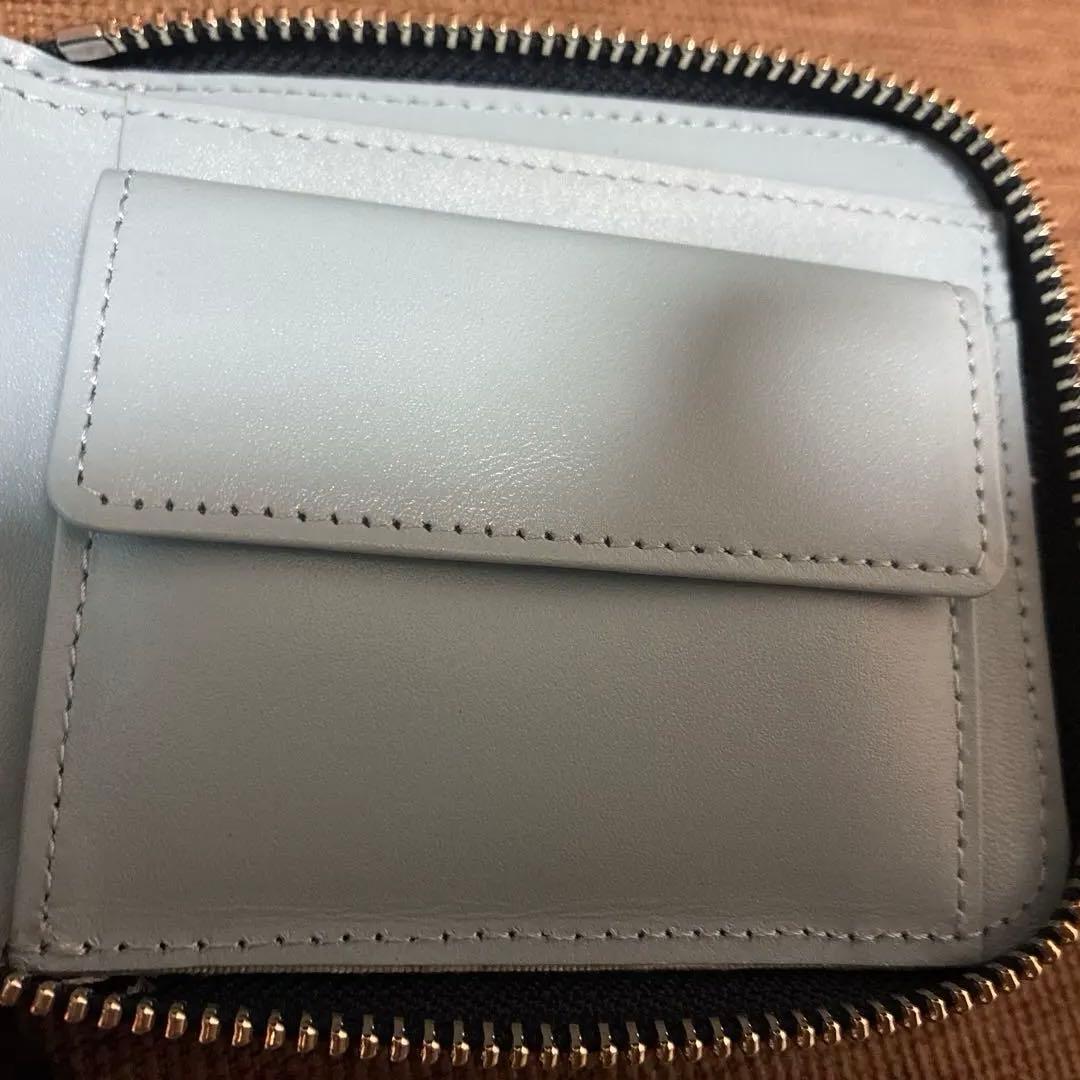 新品　kitamura キタムラ 二つ折り財布　ネイビー紺