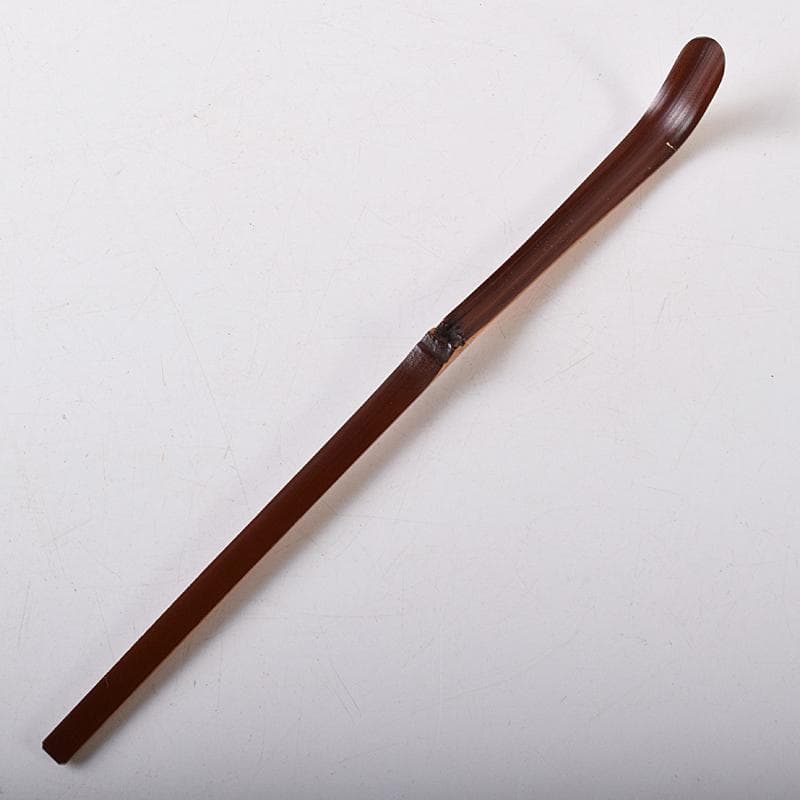 茶道具　裏千家十四代淡々斎自作　茶杓　銘「松風」　共筒共箱　M　R8369