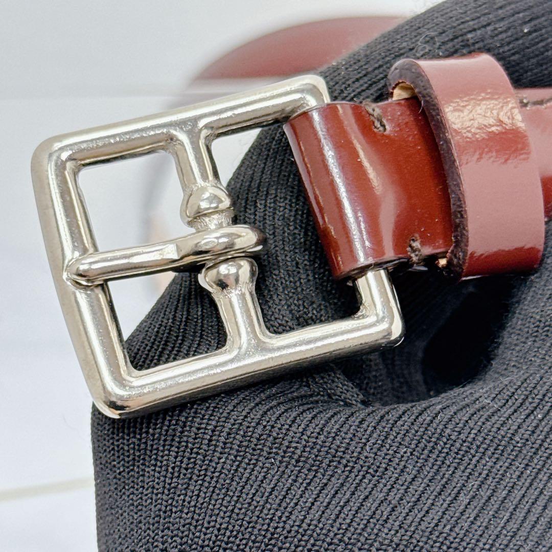 J&M DAVIDSON ハーネスバックル レザーベルト 80/32 英国製