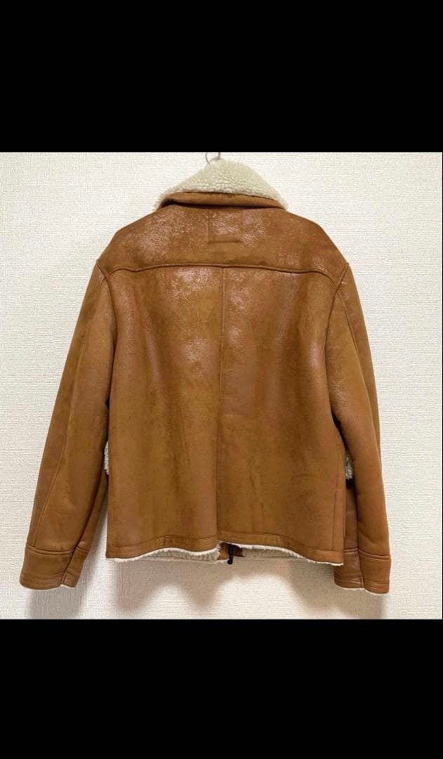 【新品】ZARA ムートンジャケット フェイクムートン ボアジャケット　Mサイズ