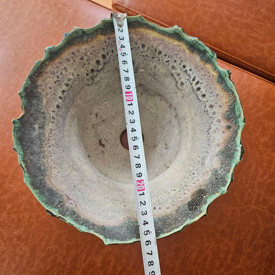 カタチ製作所Mederu potの特大鉢 横26cm 縦13cm（9号鉢）