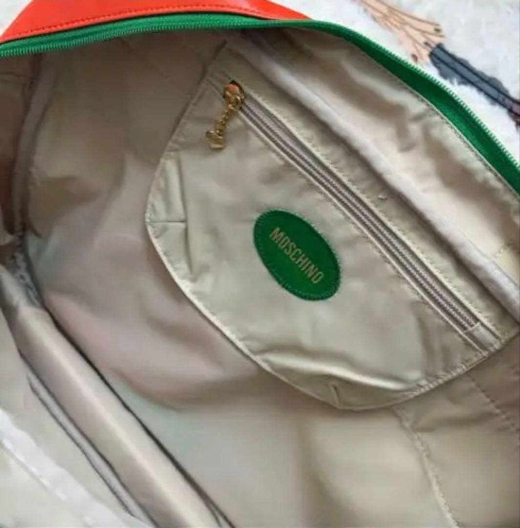 希少　新品　90's MOSCHINO 2way エナメルボストンバック　日本製