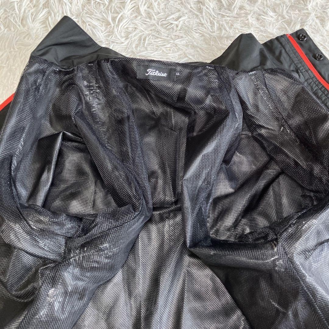 ◎未使用極美品 タイトリスト ゴルフ レインウェア 上下セット XL 黒