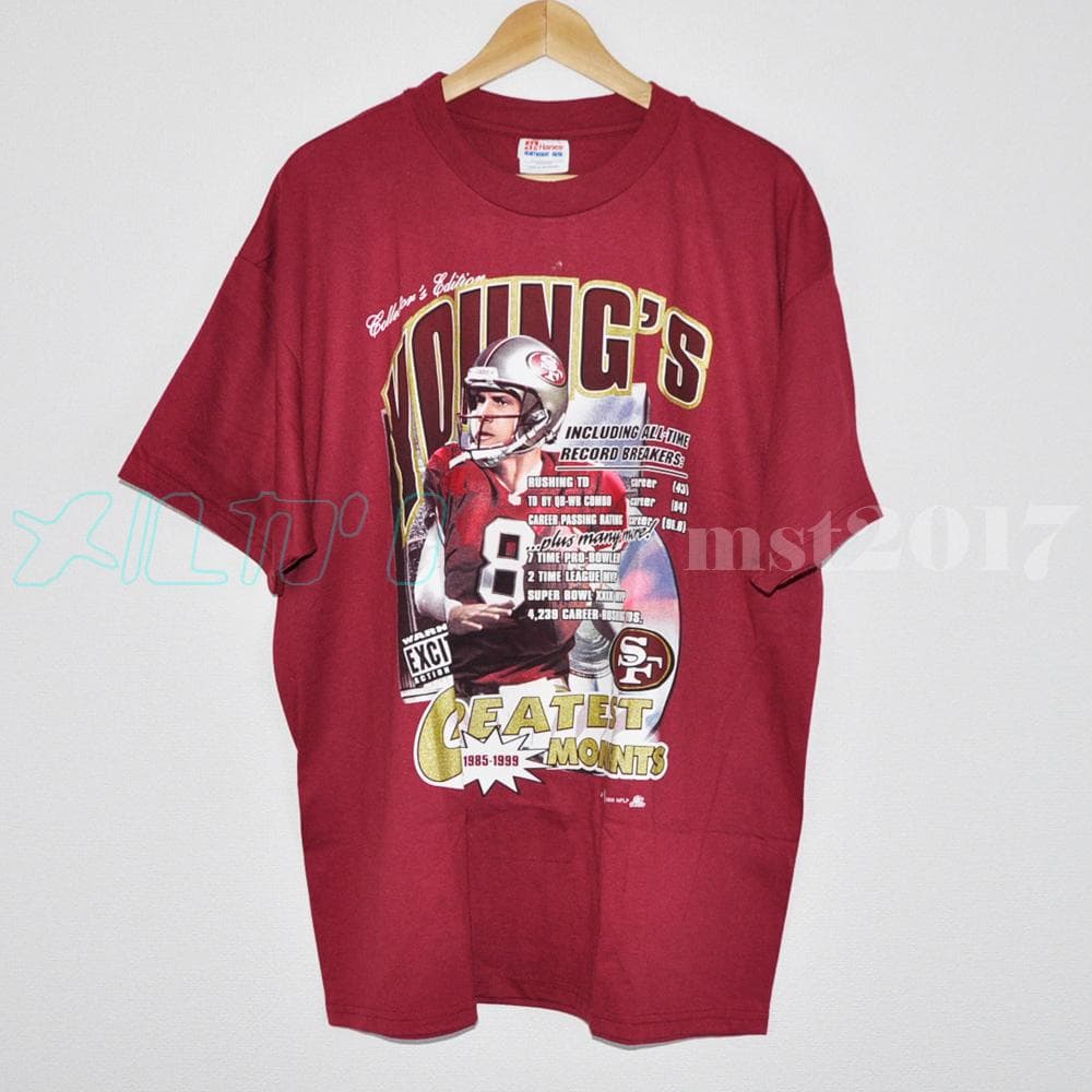 【ヴィンテージ 古着】NFL JA スティーブヤング Tシャツ 引退