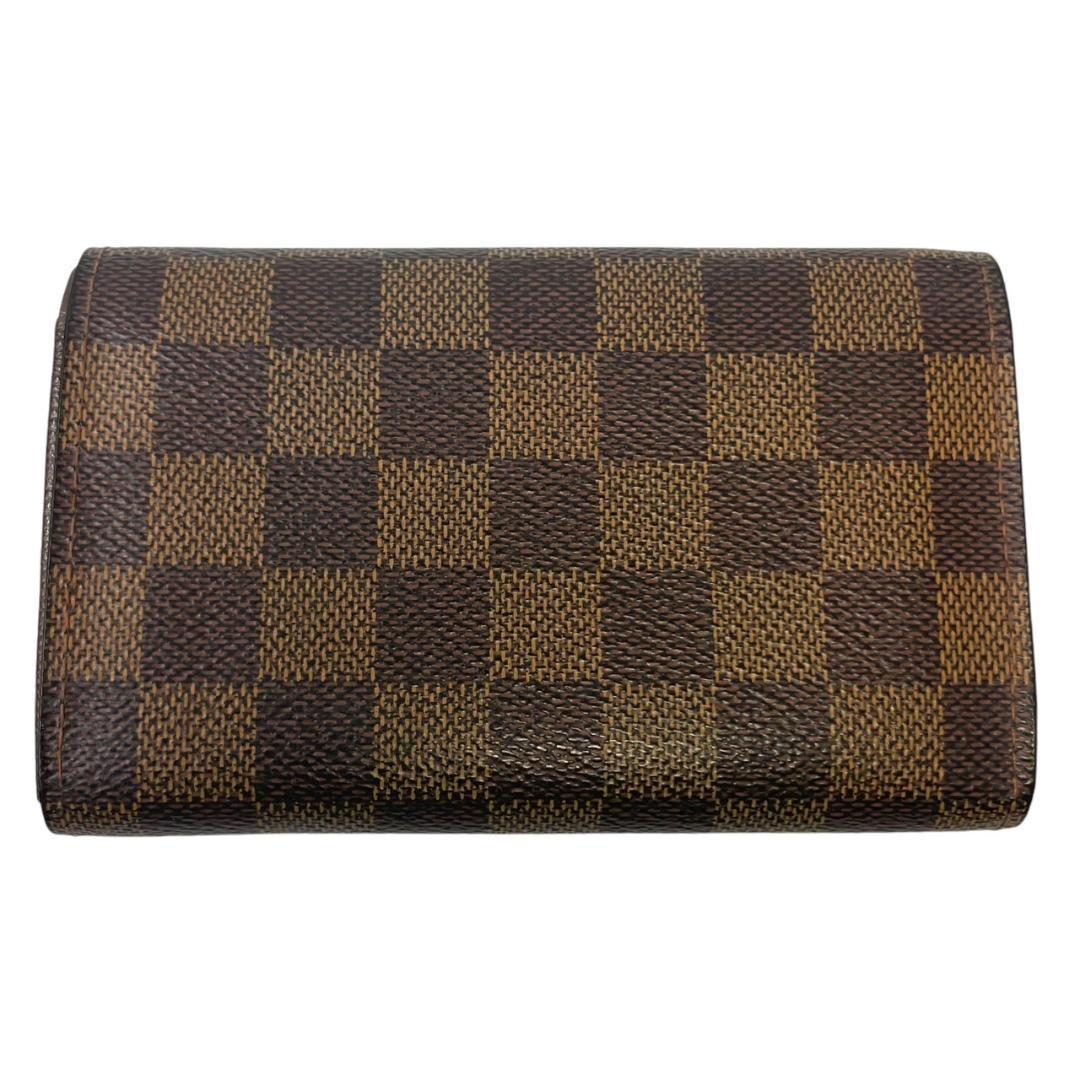 【激レア/廃盤品】 ルイヴィトン ポルトフォイユ トレゾール ダミエ エベヌ