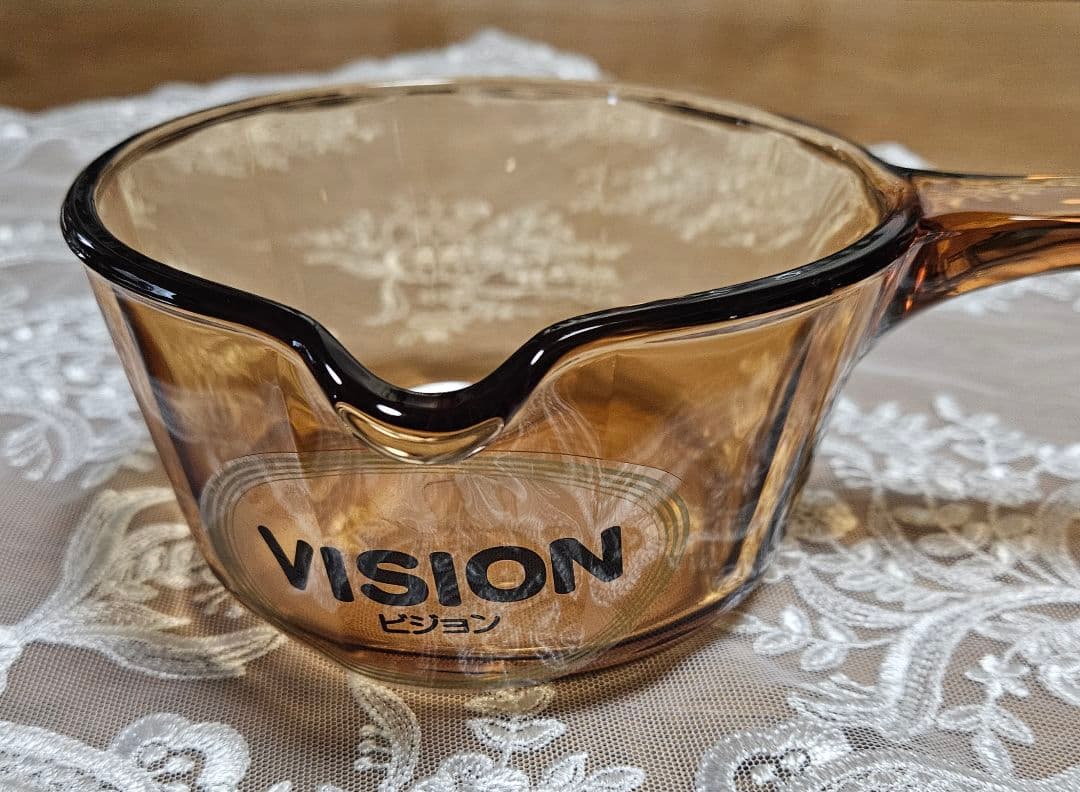 VISION ビジョン コーニング 耐熱ガラス ミルクパン 両手鍋 セット 新品
