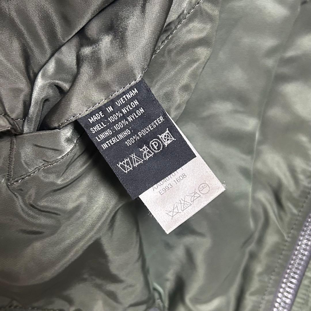 00s ALPHA INDUSTRIES アルファ　MA-1 オリーブ 肉厚