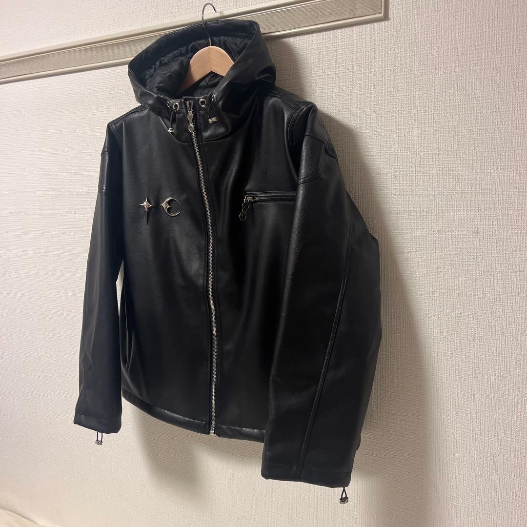 【極美品】 Thug Club Rock レザー ジャケット サイズ2