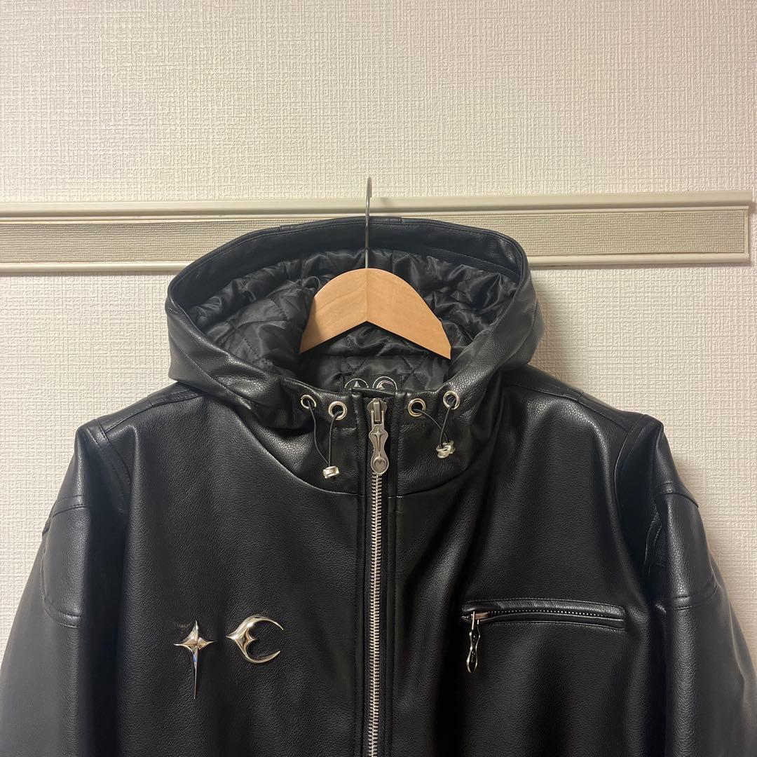 【極美品】 Thug Club Rock レザー ジャケット サイズ2