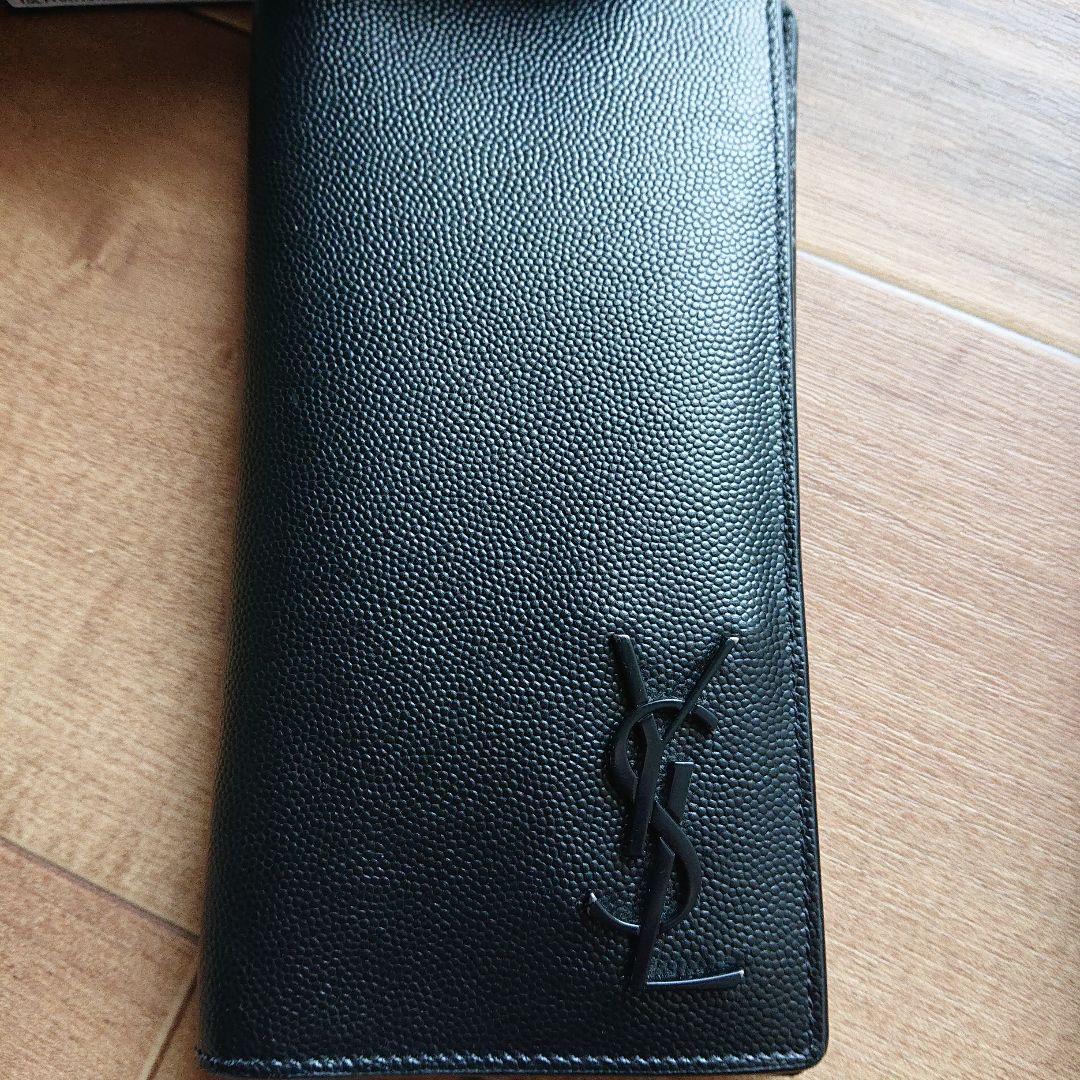 YSLサンローランブラック長財布 コンチネンタルウォレット