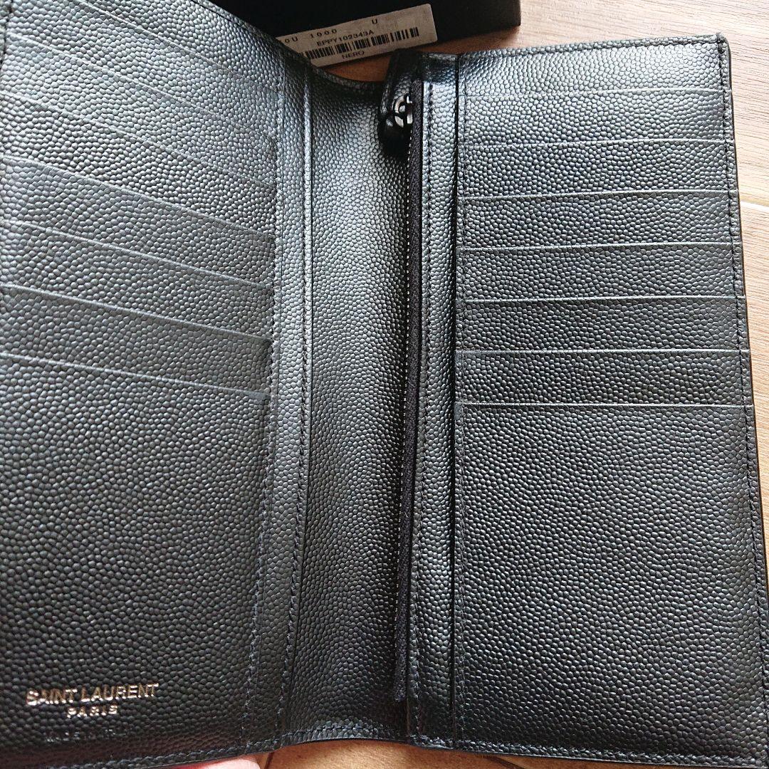 YSLサンローランブラック長財布 コンチネンタルウォレット