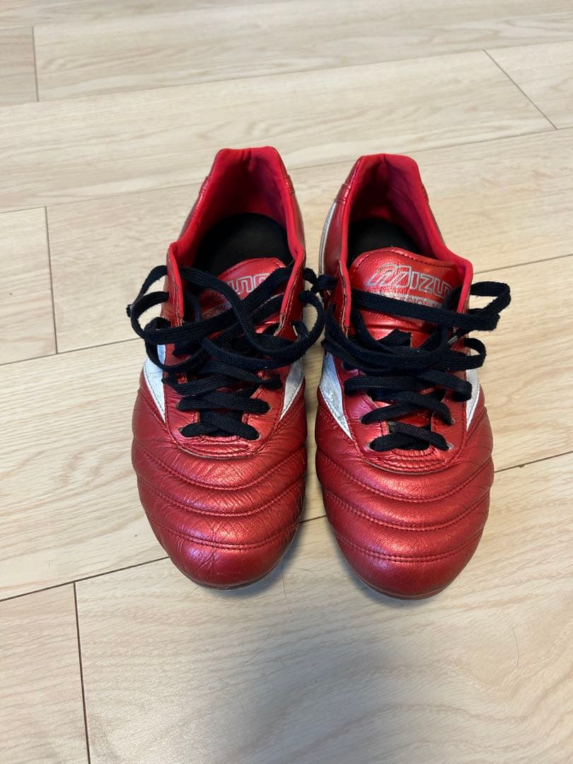 Mizuno モレリアIIジャパン 【限定色】レッド スパイク25.5cm
