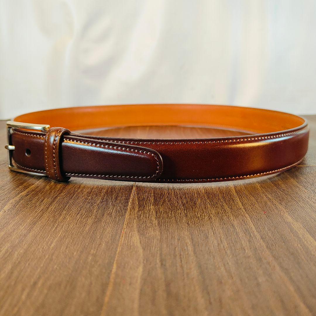 【極艶美品】K.T. Lewiston ラコタハウス正規品 高級コードバンベルト