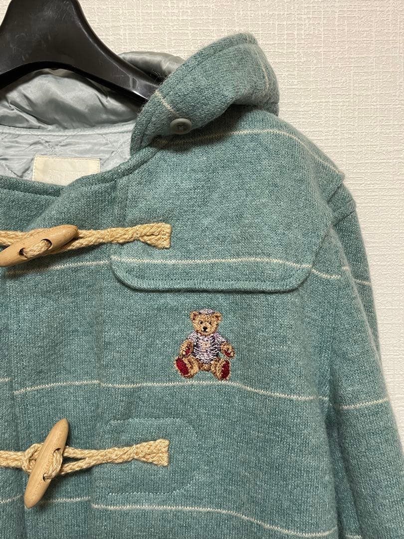美品/PINK HOUSE/ベア刺繍　ダッフルコート/F