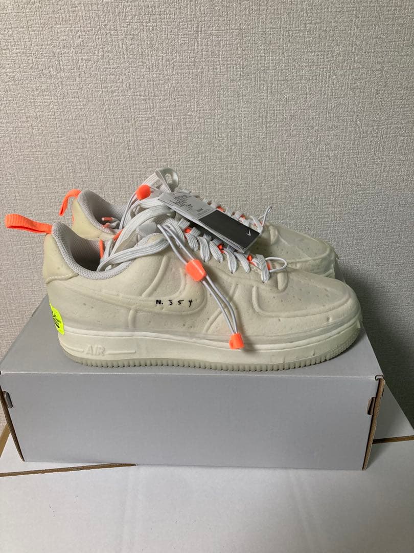 靴 NIKE AIR FORCE 1 EXPERIMENTAL WHITE 25.5