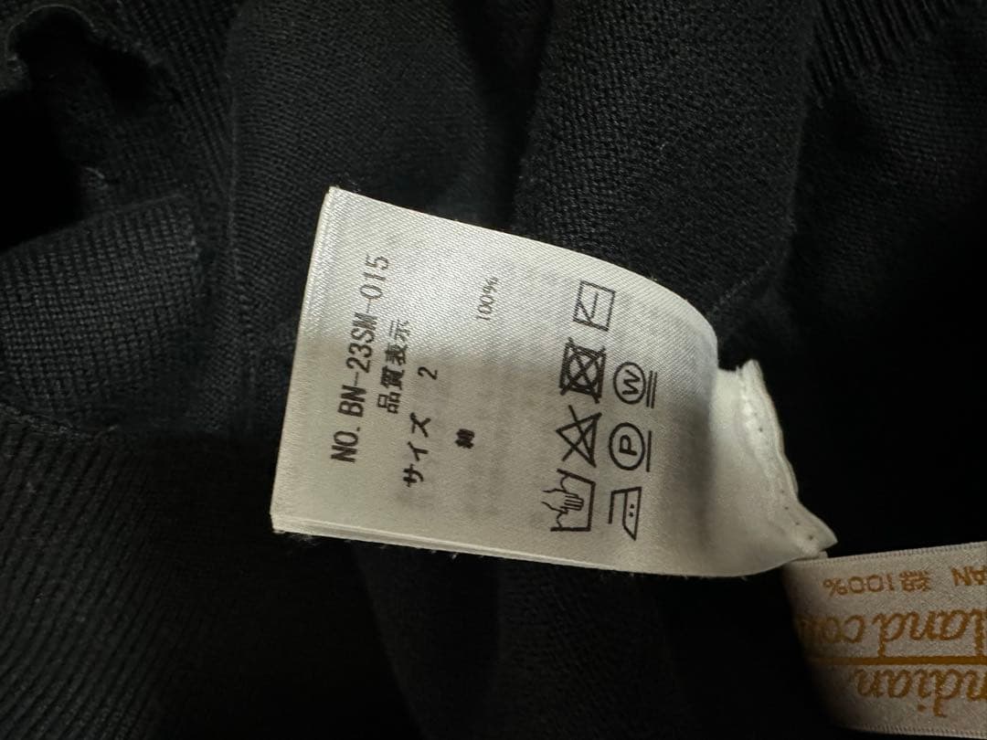 トップス BATONER THE SEA COTTON CARDIGAN