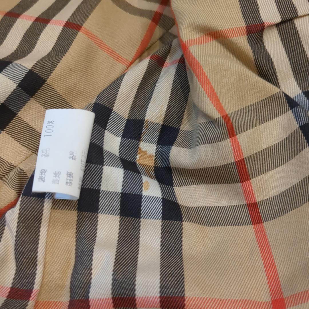 【白タグ ベルト付き】Burberry バーバリー トレンチコート ノバチェック