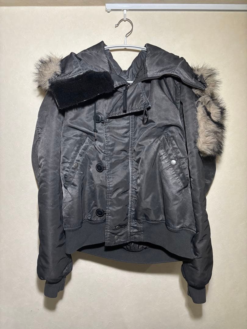 シ*】様 【GRANCY】ファーポケットデザインフェードN2Bジャケット