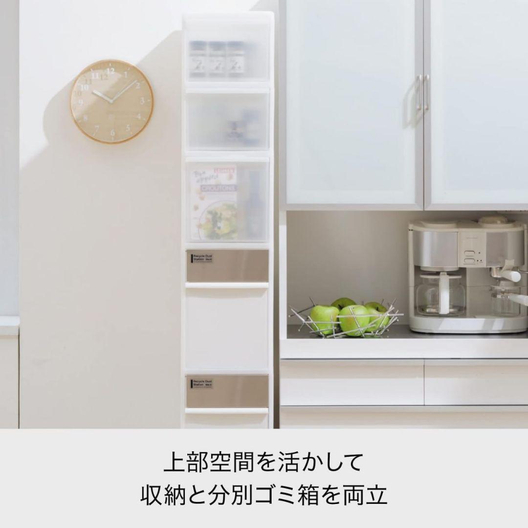 新品 ライクイットlike-it ペダル式ゴミ箱 分別スイングストッカーワイド