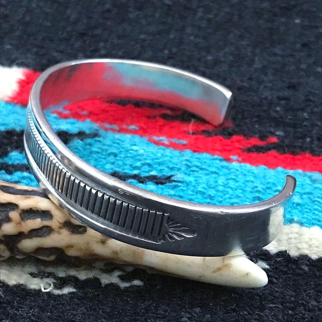 Indian Jewelry ブルースモーガン　　　シルバーバングル　　②