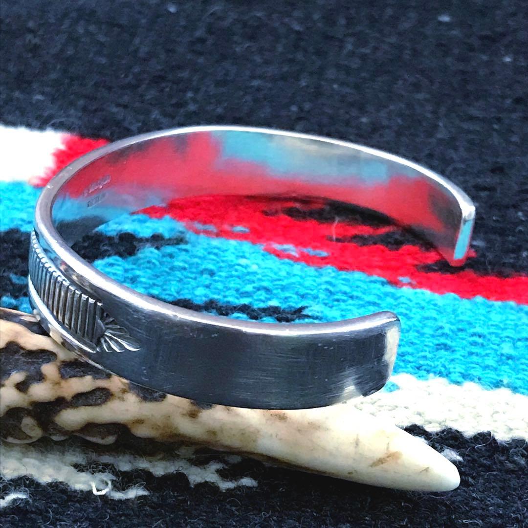 Indian Jewelry ブルースモーガン　　　シルバーバングル　　②