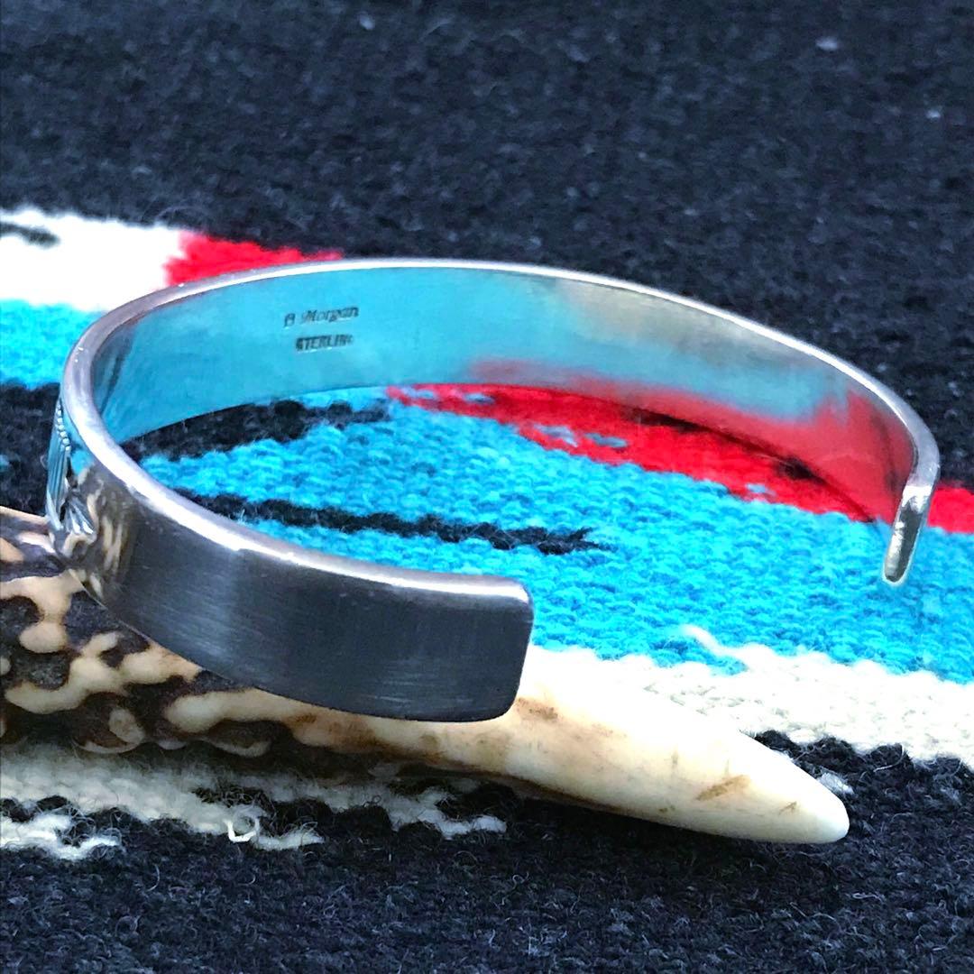 Indian Jewelry ブルースモーガン　　　シルバーバングル　　②