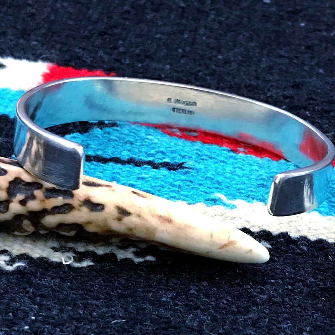Indian Jewelry ブルースモーガン　　　シルバーバングル　　②