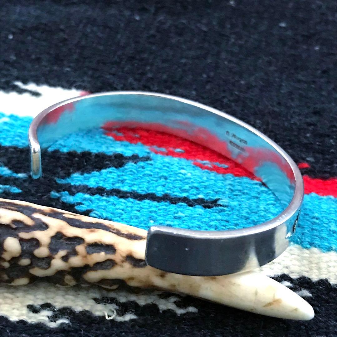 Indian Jewelry ブルースモーガン　　　シルバーバングル　　②