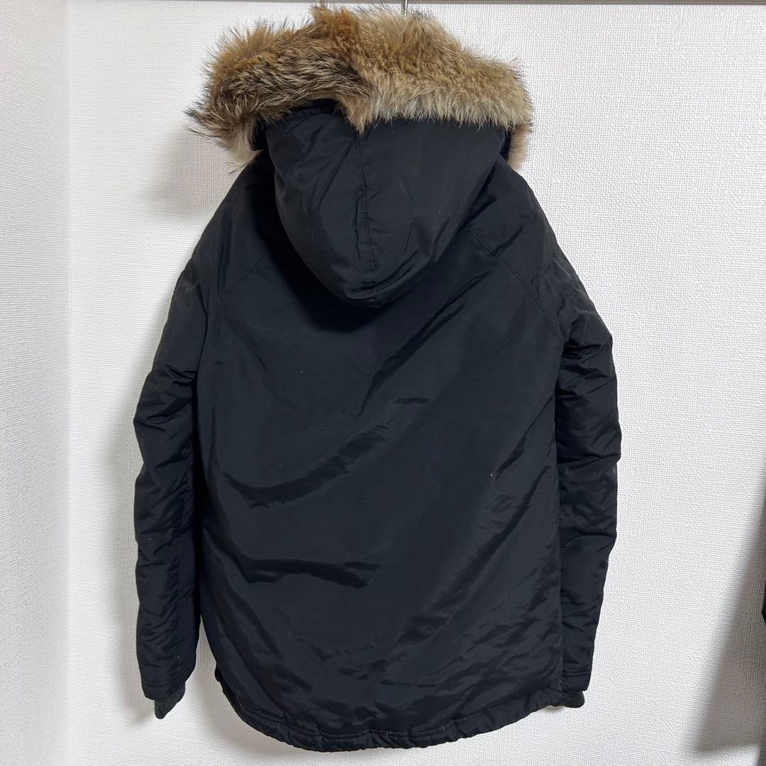 Woolrich ウールリッチ ダウン ジャケット 黒 ファー付き 650FP