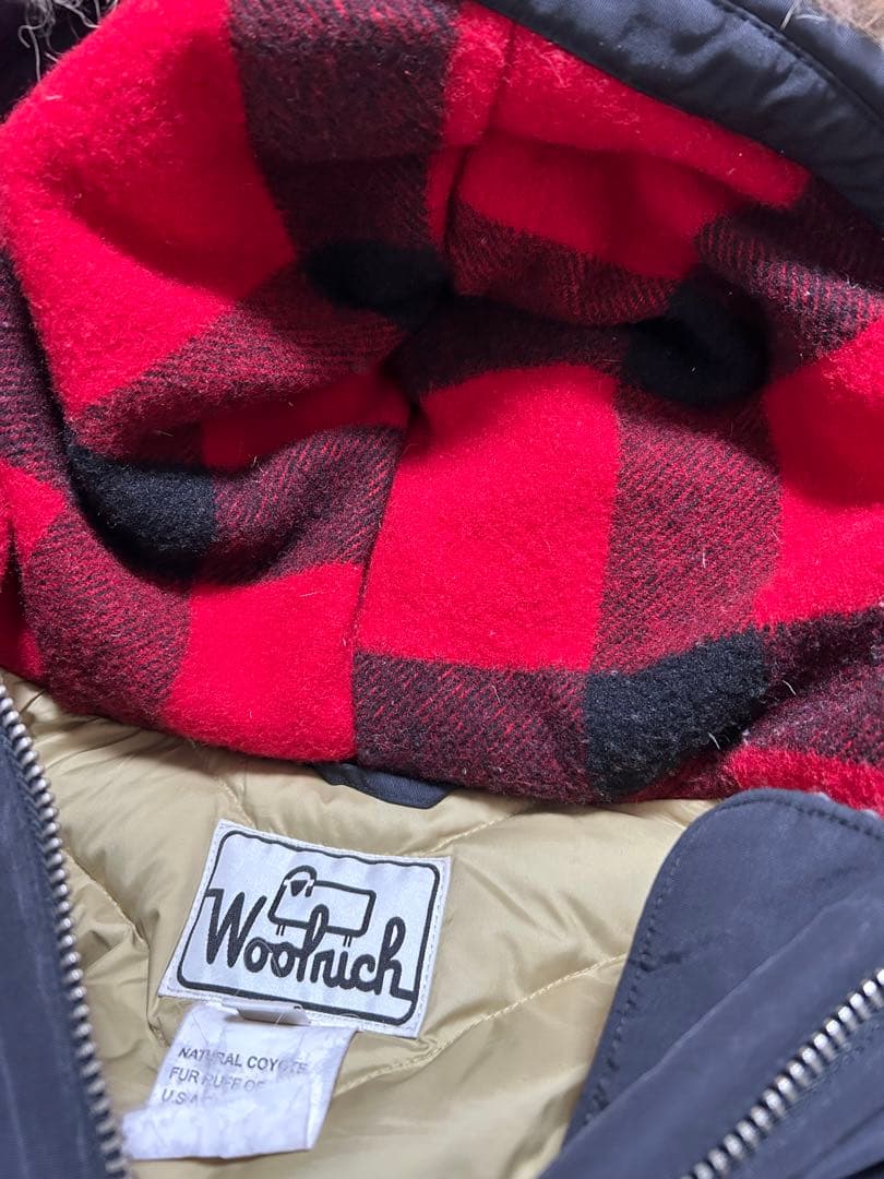 Woolrich ウールリッチ ダウン ジャケット 黒 ファー付き 650FP