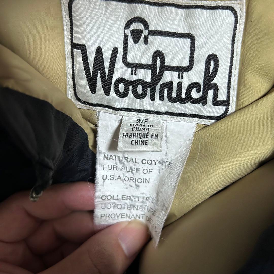 Woolrich ウールリッチ ダウン ジャケット 黒 ファー付き 650FP