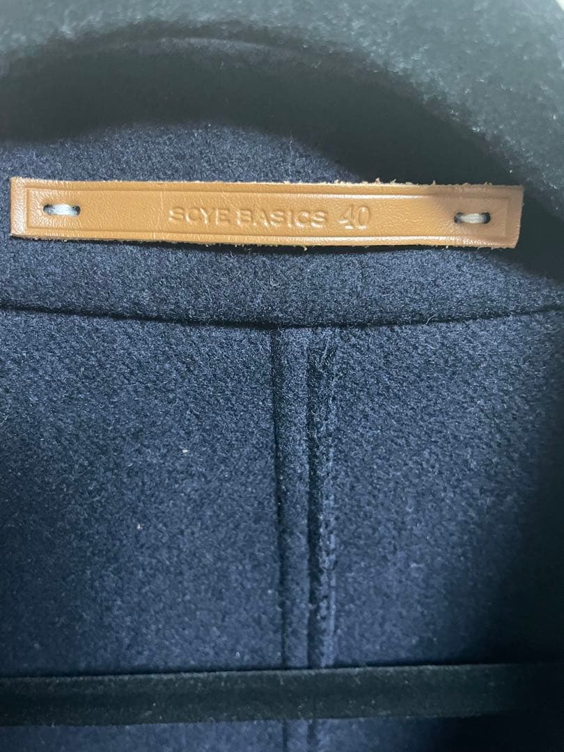 Ange　Scye W C Melton Engineer Coat