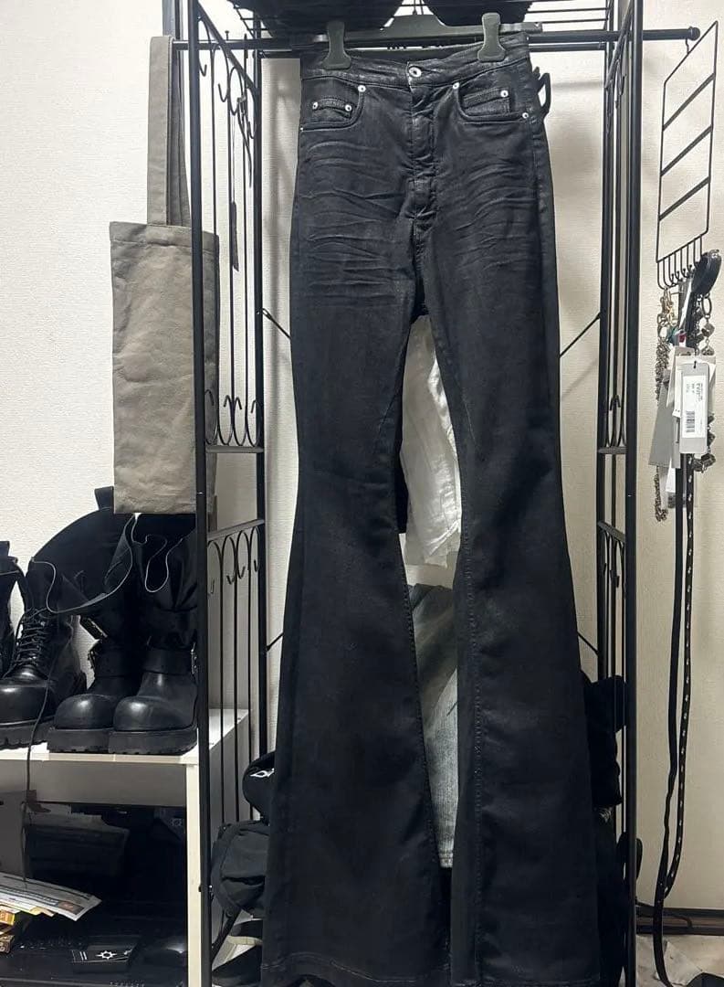 正規品【RICK OWENS DRKSHDW】BOLAN BOOTCUT SBB