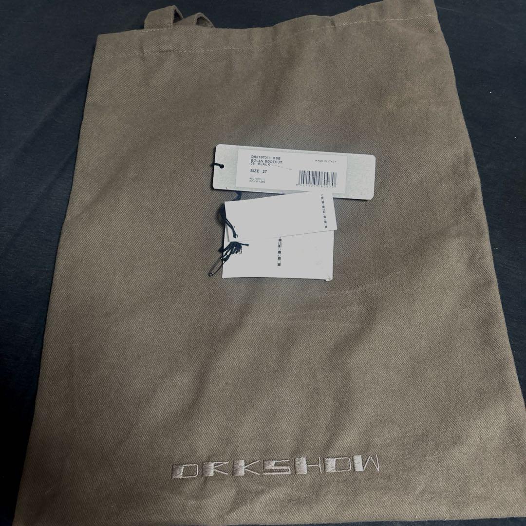 正規品【RICK OWENS DRKSHDW】BOLAN BOOTCUT SBB