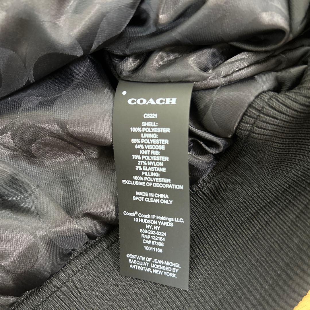 d*y様 COACH バスキア コーチ ナイロン ジャケット ブルゾンMA1