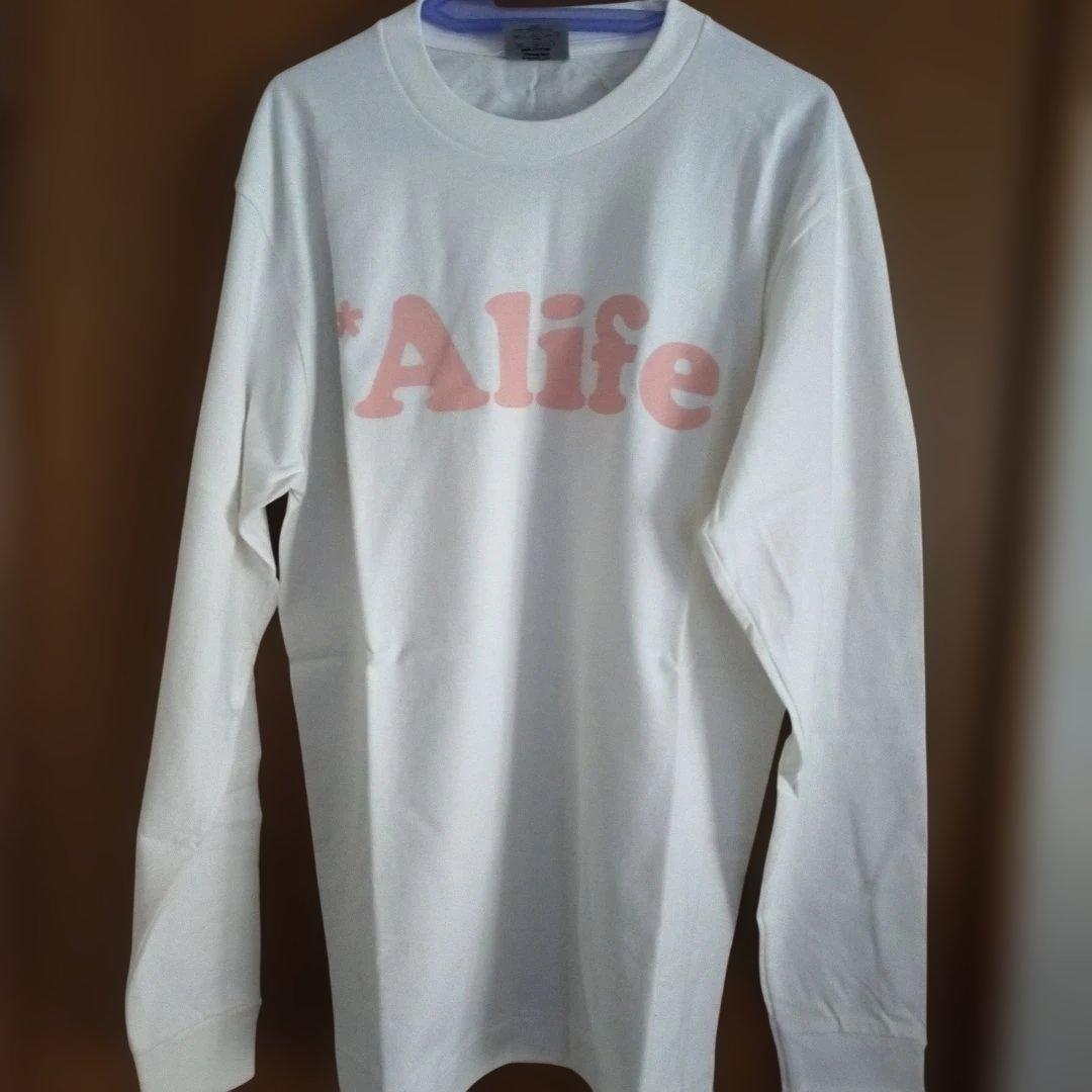 A BATHING APE ａｌｉｆｅ プリント　ロンＴ Lサイズ 未使用