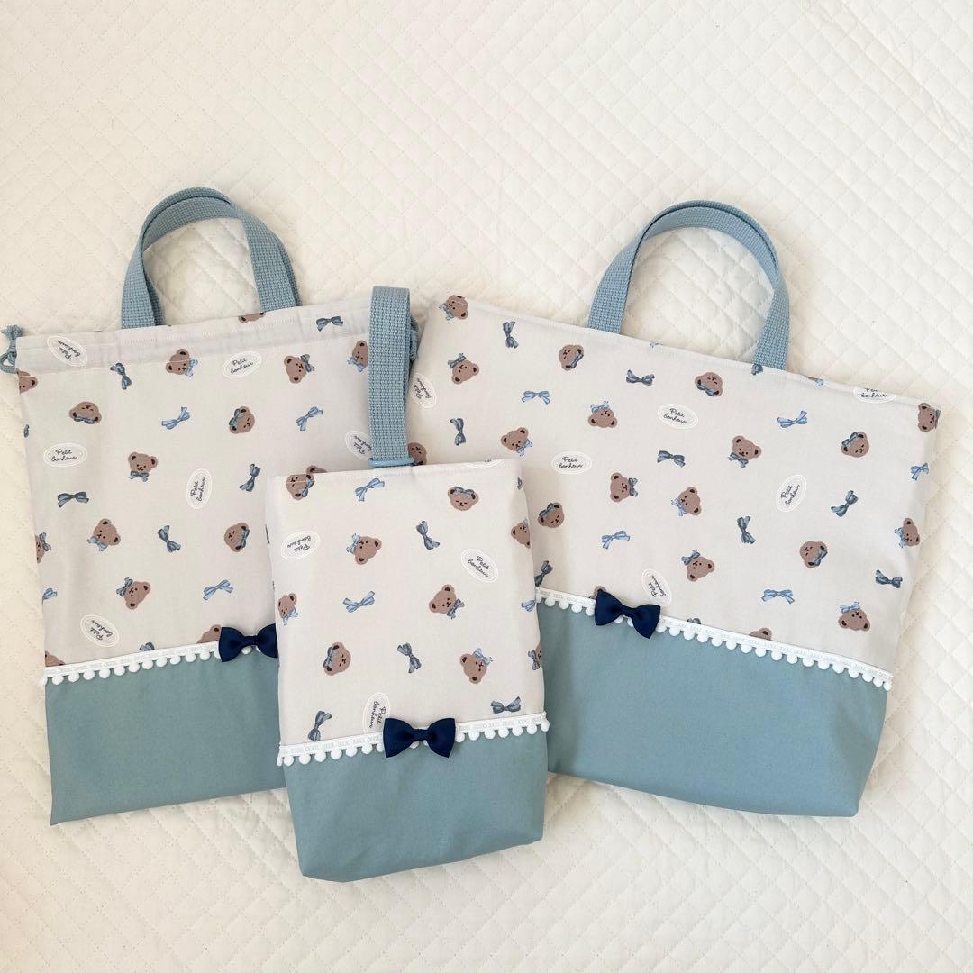 KEDママ⭐︎レッスンバッグ等7点⭐︎女の子入園入学セットハンドメイド
