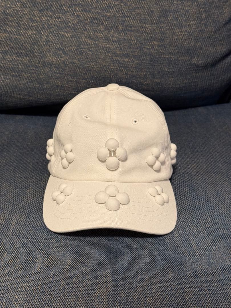 帽子 RIV NOBUHIKO CLINCH FLOWER CAP WHITE