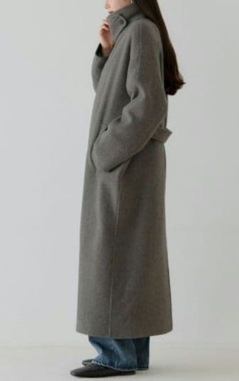 【美品】crewre リバーロングステンカラーコート　size3