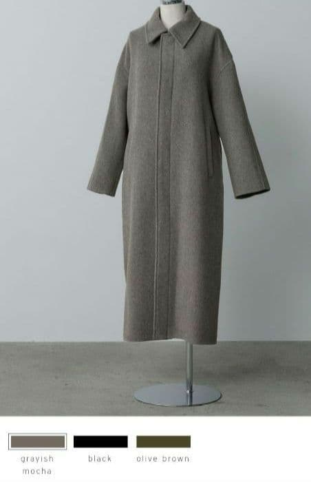 【美品】crewre リバーロングステンカラーコート　size3
