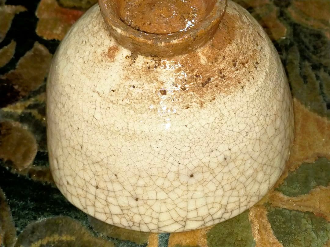 ♥古萩♥　茶碗　無銘　桐箱付き　萩焼　茶道具　骨董　古玩