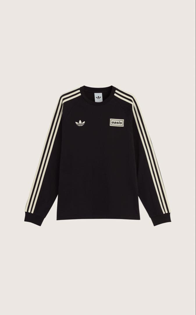 【超メルカリ市】adidas × Oasis 長袖Tシャツ　L