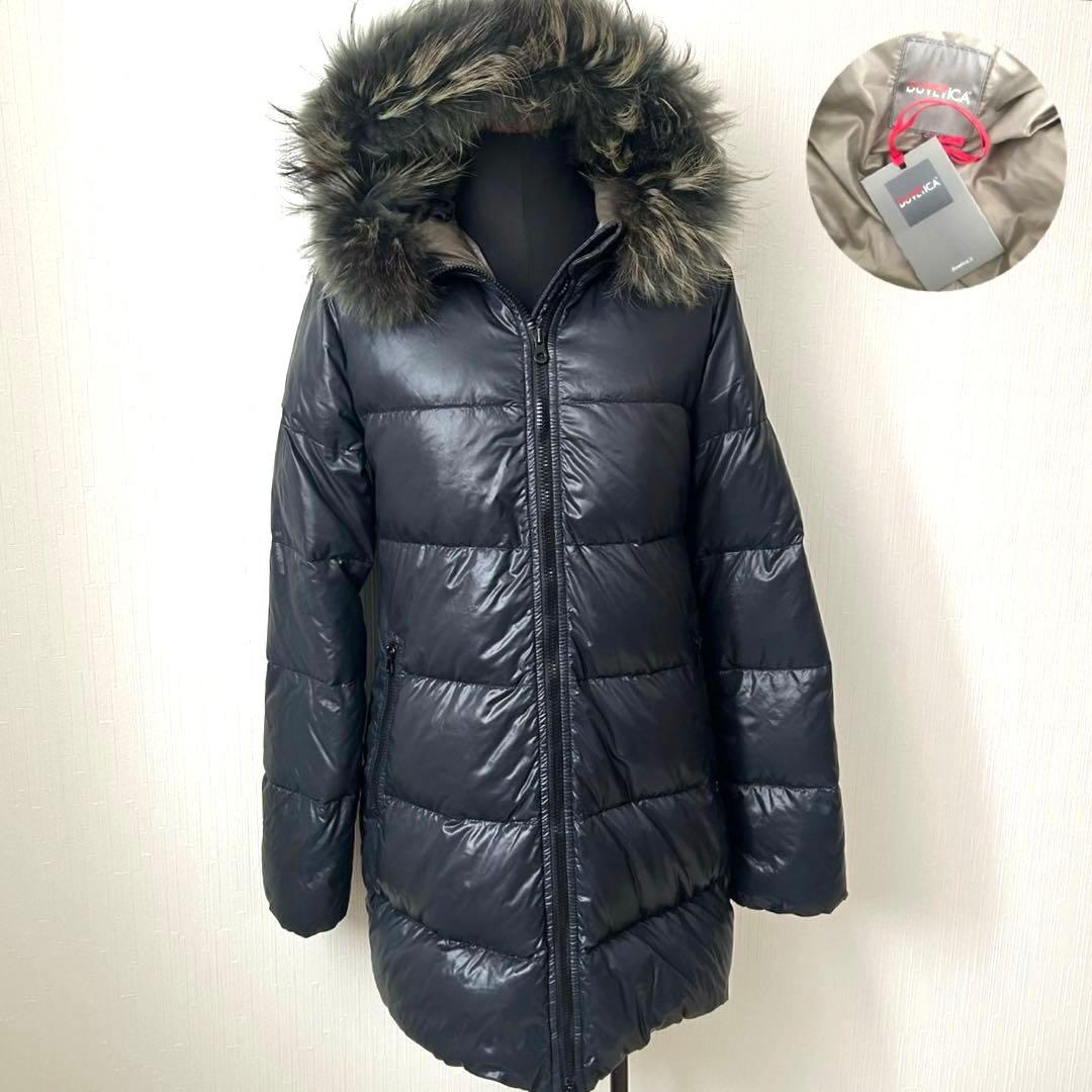 美品✨タグ付 デュベティカ KAPPA ロング丈 豪華リアルファー 38