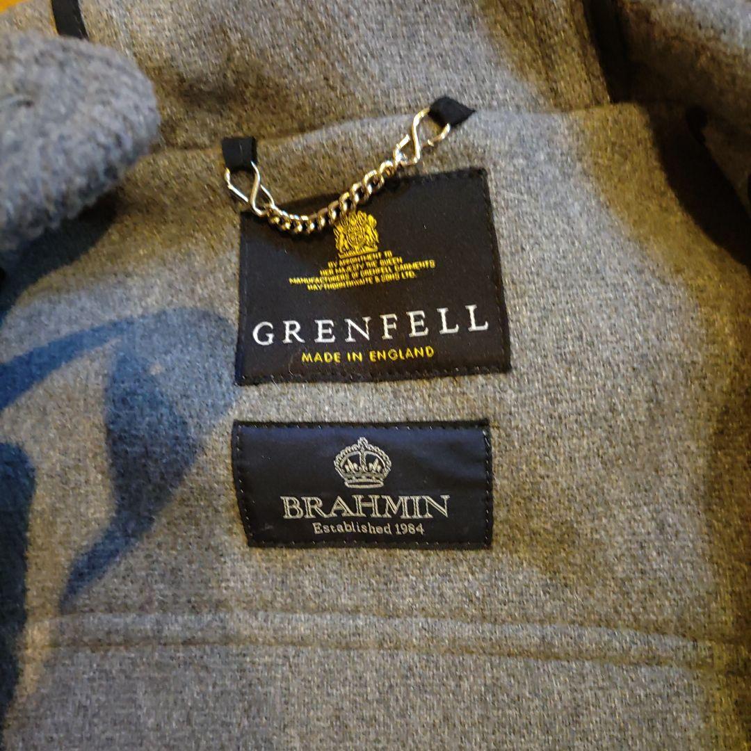 最終セール！美品GRENFELL　グレンフェル　ダッフルコート　グレー M