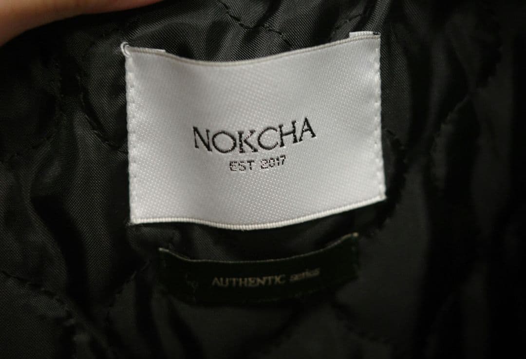 ジャケット・アウター NOKCHA throat latch fake leather jacket